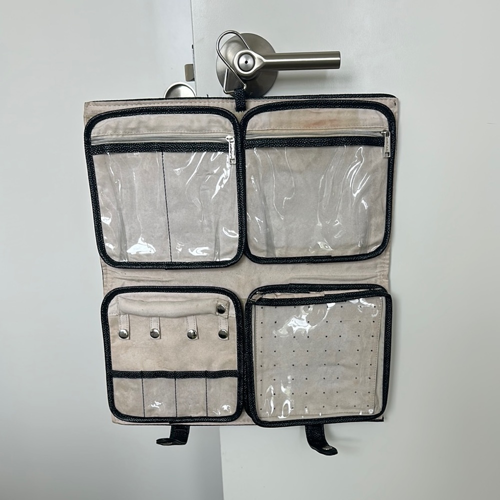 Ming Wang Jewelry Organizer with Clear and Black Accents